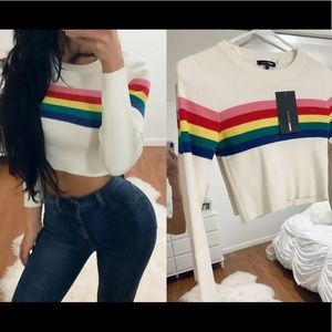 Crop top sweater